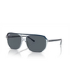 Lunettes de soleil Ray-Ban RB2205 1397R5 blue on transparent blue - Vignette du produit 2/4