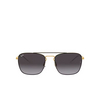 Ray-Ban RB3588 Sunglasses 90548G black on gold - product thumbnail 1/4