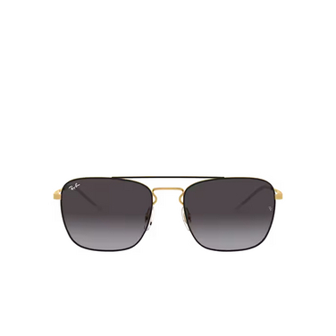 Ray-Ban RB3588 Sunglasses 90548G black on gold - front view