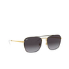 Ray-Ban RB3588 Sunglasses 90548G black on gold - product thumbnail 2/4
