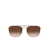 Ray-Ban RB3588 Sunglasses 905513 brown on gold - product thumbnail 1/4