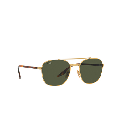 Ray-Ban RB3688 Sunglasses 001/31 gold - three-quarters view