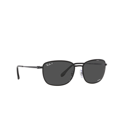 Lunettes de soleil Ray-Ban RB3705 002/k8 black - Vue trois quarts