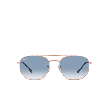 Lunettes de soleil Ray-Ban RB3707 92023F rose gold - Vue de face