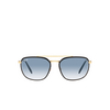 Ray-Ban RB3708 Sunglasses 90003F black on gold - product thumbnail 1/4