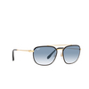 Ray-Ban RB3708 Sunglasses 90003F black on gold - product thumbnail 2/4