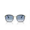 Ray-Ban RB3720 Sunglasses 90003F black on gold - product thumbnail 1/4