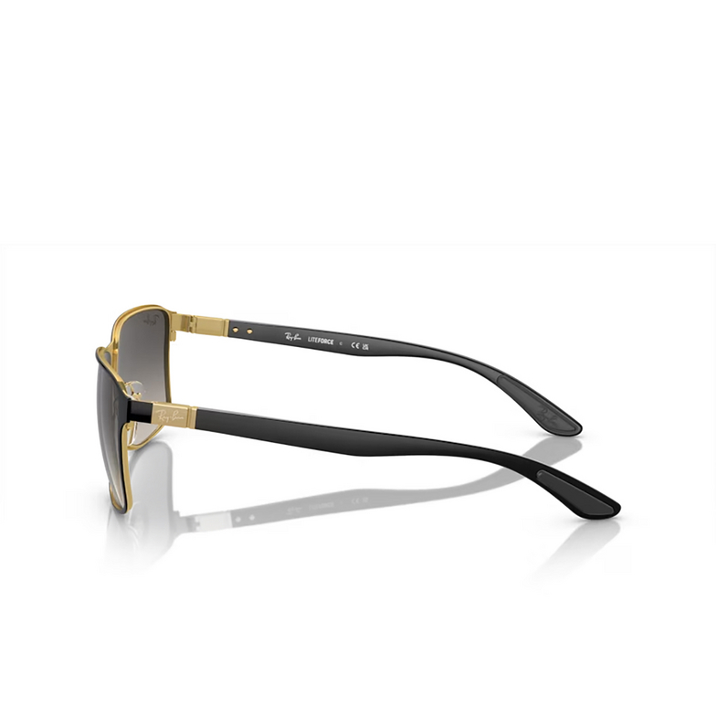 Ray-Ban RB3721 Sunglasses 187/11 black on gold - 3/4