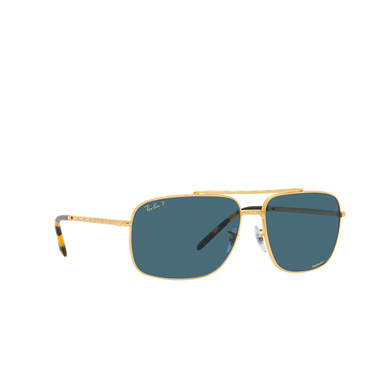 Ray-Ban RB3796 Sunglasses 9196S2 gold - three-quarters view
