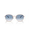 Lunettes de soleil Ray-Ban RB3809 92623F rose gold - Vignette du produit 1/4