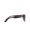Ray-Ban RB4374 Sunglasses 6601M3 blue on brown - product thumbnail 3/4