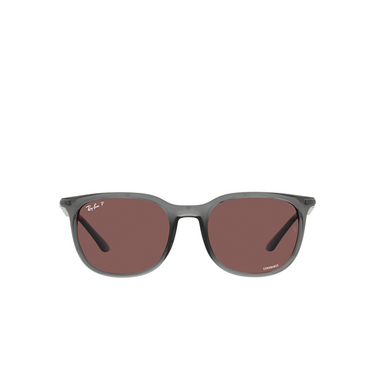 Ray-Ban RB4386 Sunglasses 6650AF transparent grey - front view