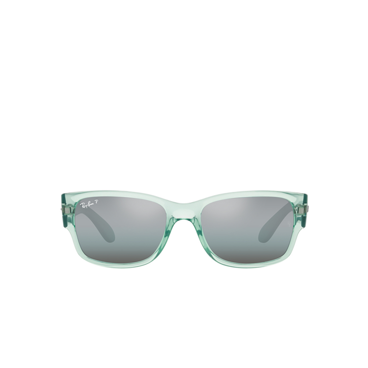 Ray-Ban RB4388 Sunglasses 6646G6 Transparent Green - front view