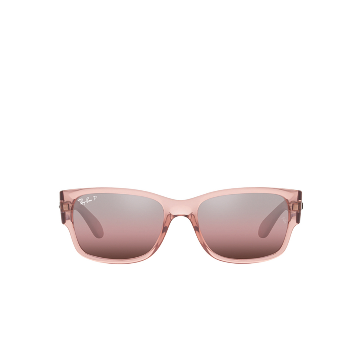 Ray-Ban RB4388 Sunglasses 6648G8 Transparent Pink - front view