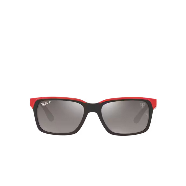 Ray-Ban RB4393M Sunglasses F6015J black on red - 1/4