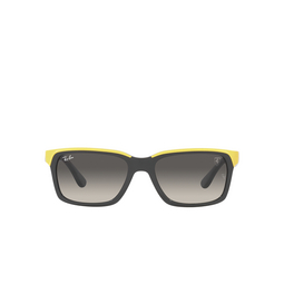 Ray-Ban RB4393M Sunglasses F62411 grey on yellow