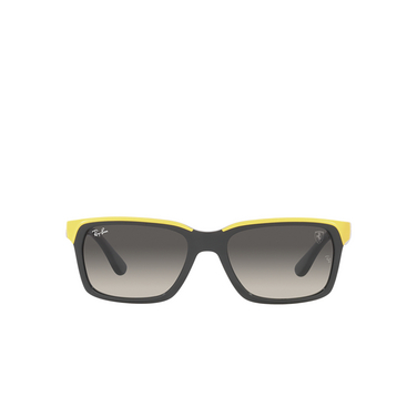 Ray-Ban RB4393M Sunglasses F62411 grey on yellow - front view