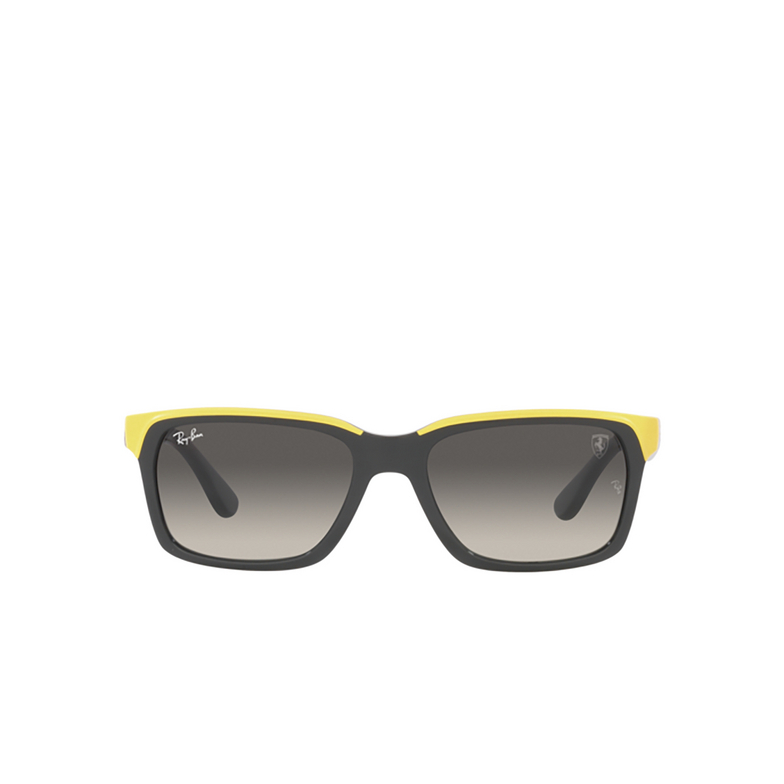 Ray-Ban RB4393M Sunglasses F62411 grey on yellow - 1/4