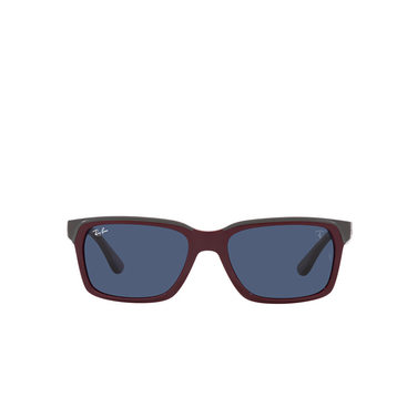 Gafas de sol Ray-Ban RB4393M F67980 dark red on grey - Vista delantera