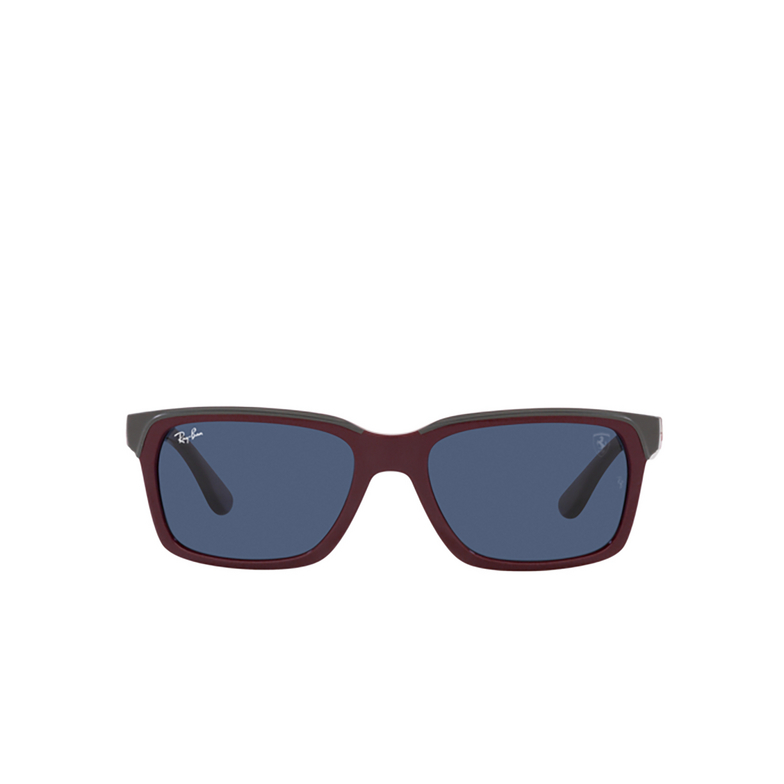 Occhiali da sole Ray-Ban RB4393M F67980 dark red on grey - 1/4