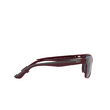 Occhiali da sole Ray-Ban RB4393M F67980 dark red on grey - anteprima prodotto 3/4