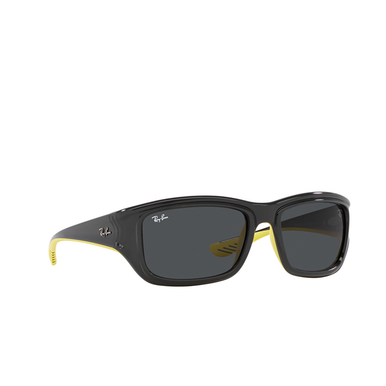 Ray-Ban RB4405M Sunglasses F62487 grey on yellow - 2/4