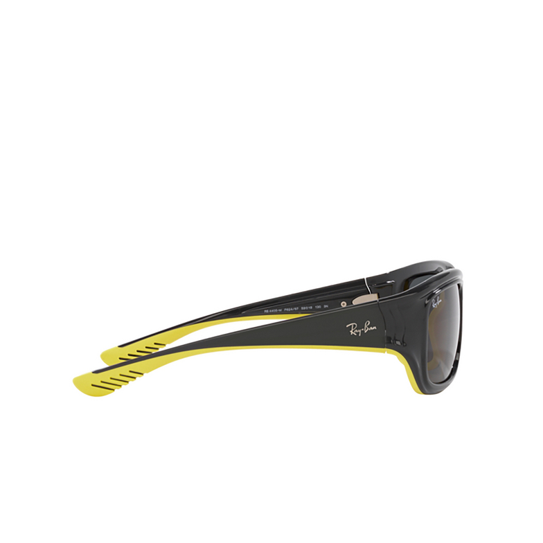 Lunettes de soleil Ray-Ban RB4405M F62487 grey on yellow - 3/4