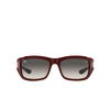 Ray-Ban RB4405M Sunglasses F68111 dark red on black - product thumbnail 1/4