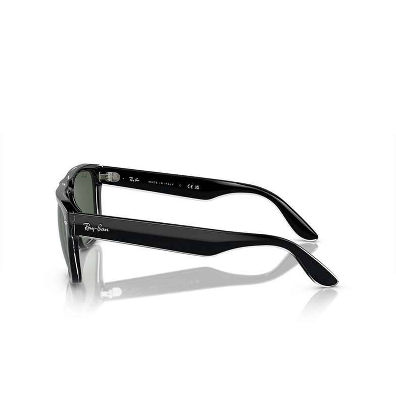 Occhiali da sole Ray-Ban RB4407 654571 black transparent - 3/4