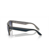 Ray-Ban RB4407 Sunglasses 67304L blue & grey & transparent light brown - product thumbnail 3/4