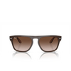 Ray-Ban RB4407 Sunglasses 673113 brown light brown transparent beige - product thumbnail 1/4