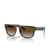 Ray-Ban RB4407 Sunglasses 6732T5 green & dark grey & transparent brown - product thumbnail 2/4