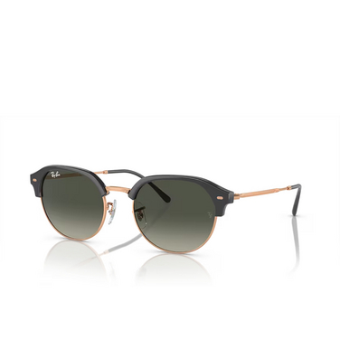 Ray-Ban RB4429 Sunglasses 672071 dark grey on rose gold - three-quarters view