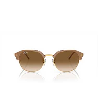 Lunettes de soleil Ray-Ban RB4429 672151 beige on gold - Vue de face