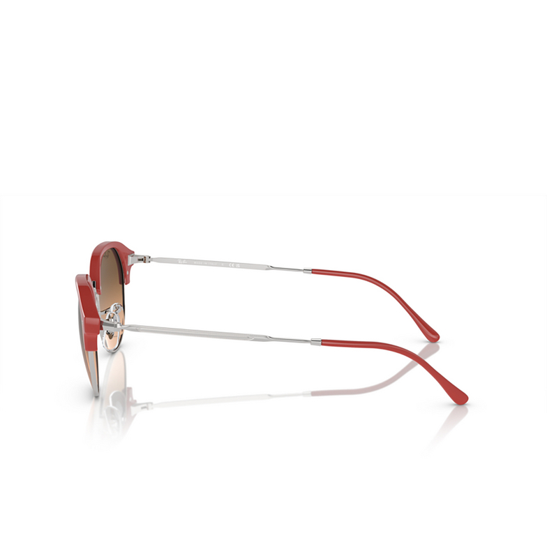 Lunettes de soleil Ray-Ban RB4429 67223B red on silver - 3/4