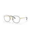 Gafas graduadas Ray-Ban ROB 2991 black on gold - Miniatura del producto 2/4