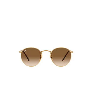 Ray-Ban ROUND METAL Sunglasses 001/51 gold - front view