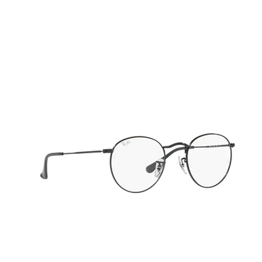 Ray-Ban ROUND METAL Eyeglasses 2509 black - three-quarters view