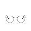 Lunettes de vue Ray-Ban ROUND METAL 2861 black on silver - Vignette du produit 1/4