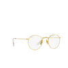 Gafas graduadas Ray-Ban ROUND 1225 gold - Miniatura del producto 2/4