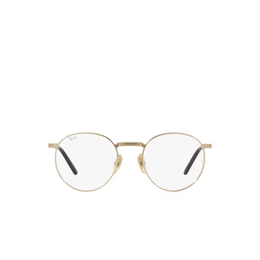 Ray-Ban ROUND TITANIUM Eyeglasses 1220 gold - front view