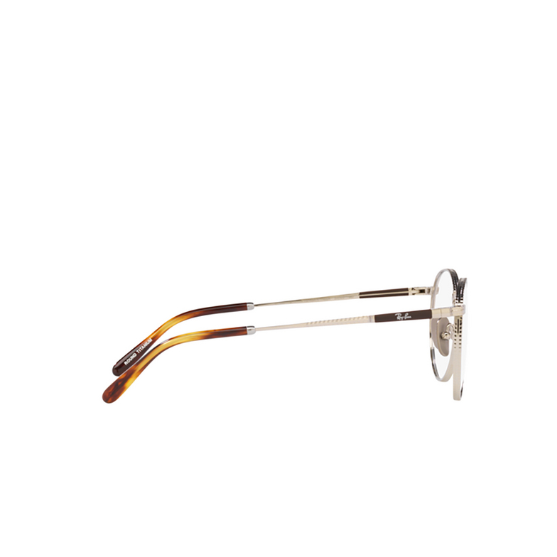 Ray-Ban ROUND TITANIUM Eyeglasses 1224 silver - 3/4