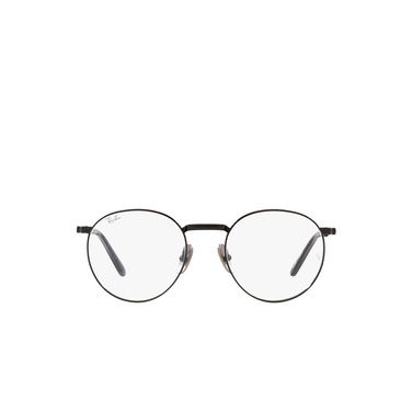 Ray-Ban ROUND TITANIUM Eyeglasses 1237 black - front view