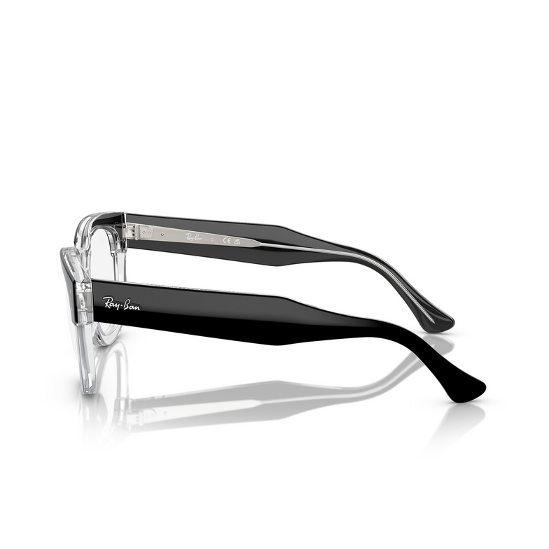 Ray-Ban RX0298V Korrektionsbrillen 2034 black on transparent - 3/4