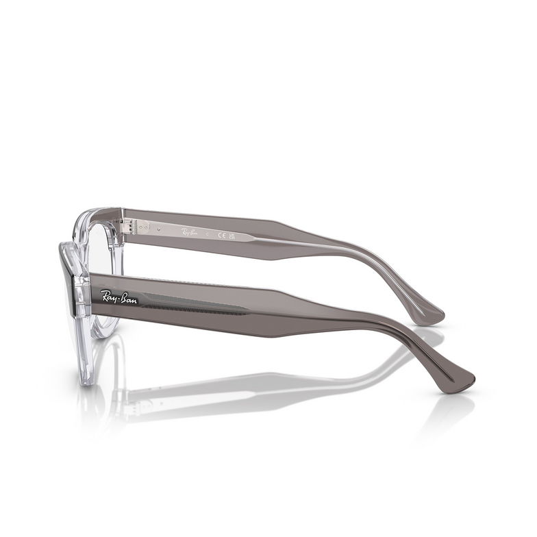 Ray-Ban RX0298V Eyeglasses 8111 grey on transparent - 3/4