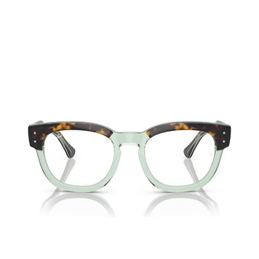 Lunettes de vue Ray-Ban RX0298V 8249 havana on transparent green - Vue de face