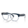 Gafas graduadas Ray-Ban RX0298V 8324 blue on transparent blue - Miniatura del producto 2/4
