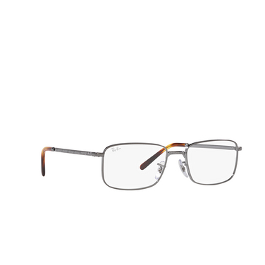 Lunettes de vue Ray-Ban RX3717V 2502 gunmetal - Vue trois quarts