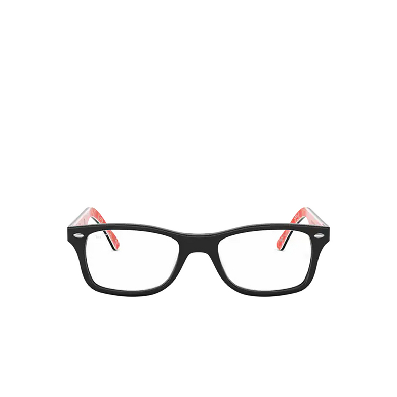 Ray-Ban RX5228 Eyeglasses 2479 black on red - 1/4