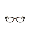 Ray-Ban RX5228 Eyeglasses 5057 dark havana on beige texture - product thumbnail 1/4